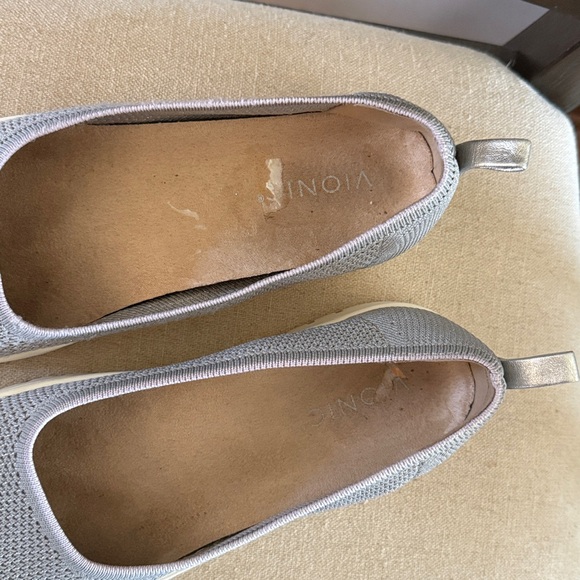Vionic Women’s Uptown Skimmer Knit Slip On Flats Gray Size 8.5 - Picture 5 of 9